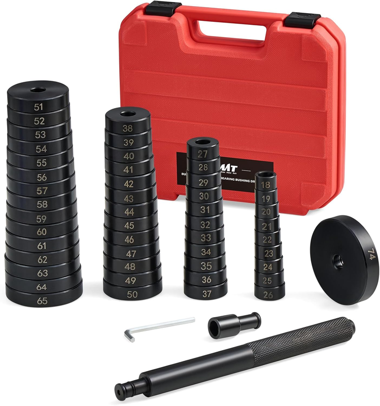 52-in-1 Custom Bushing Driver Tool Set and Transmission Wheel Axle Bearing Race