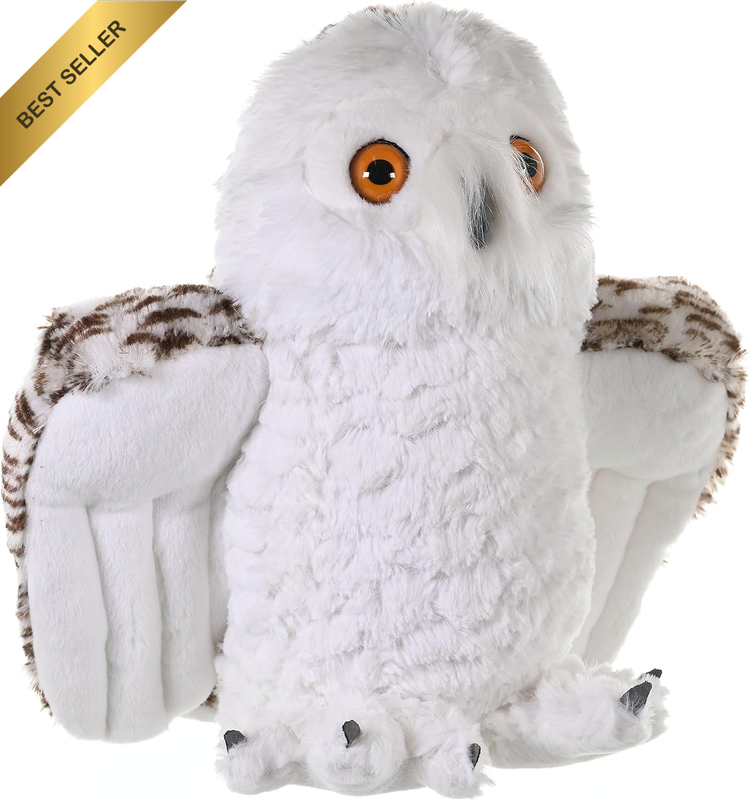 Cuddlekins Snowy Owl, Stuffed Animal, Plush Toy, Gifts for Kids, 12