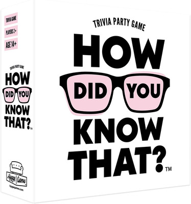 How Did You Know That?   Trivia Party Game, White