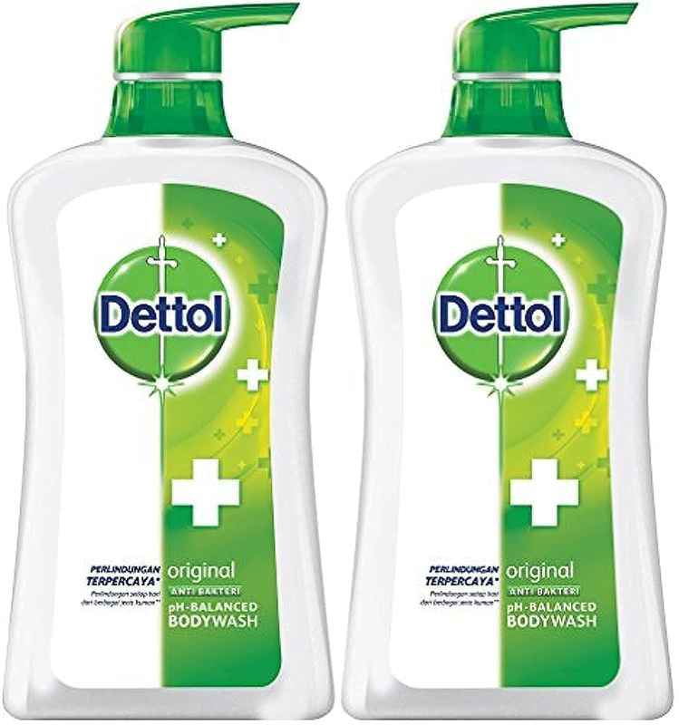 Dettol anti Bacterial Ph-Balanced Body Wash, Original, 21.1 Oz/625 Ml (Pack of 2