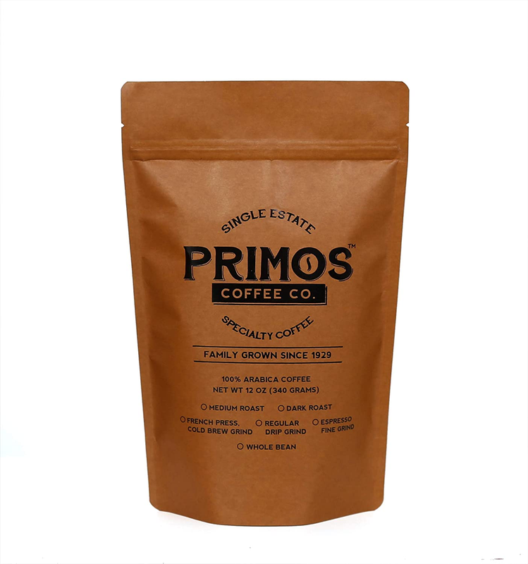 Specialty Coffee, Coarse Ground, Primos Coffee Co (medium Ro