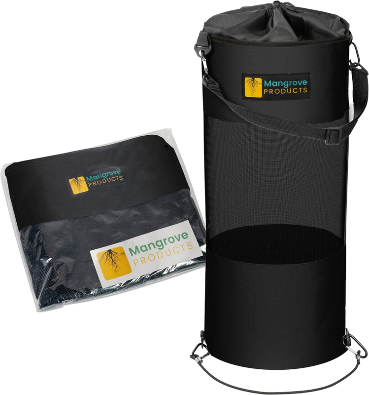 : Portable Boat Trash Can, Reusable Trash Bag, Boating Equipment, Boat Storage,
