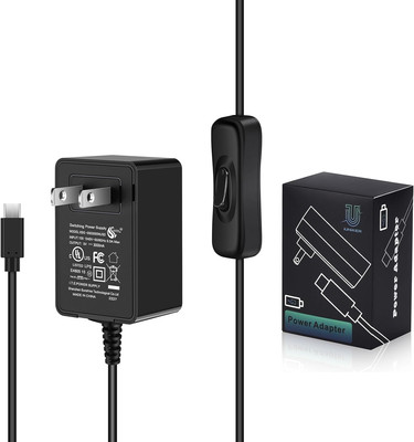 [5V 3A UL Listed]  Power Supply for Raspberry Pi 3, Power Supply for Raspberry P