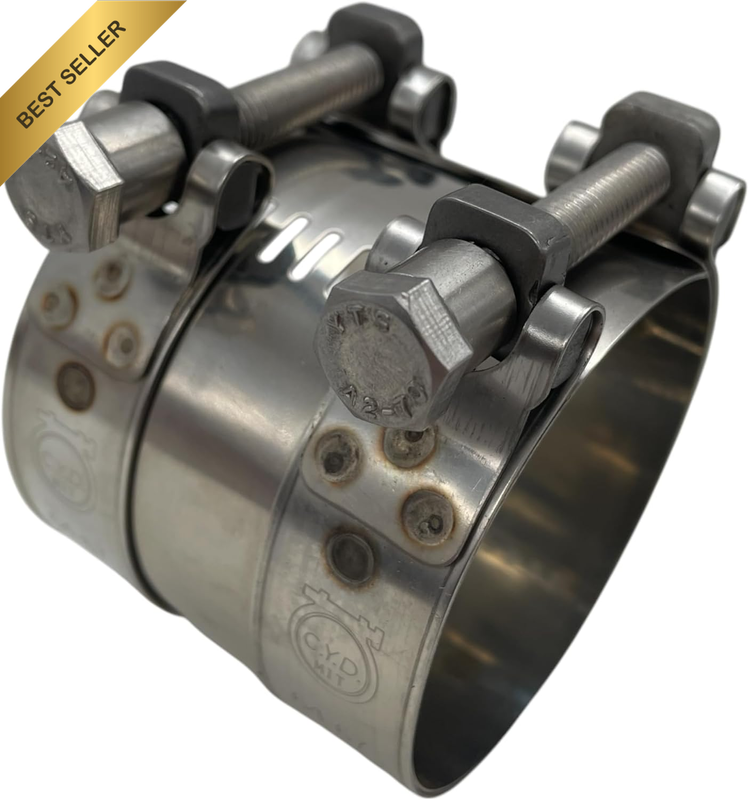 Advanced TT Extra Wide Hose Clamp – 2.55 Inch 304 Stainless Steel Exhaust Clamp,