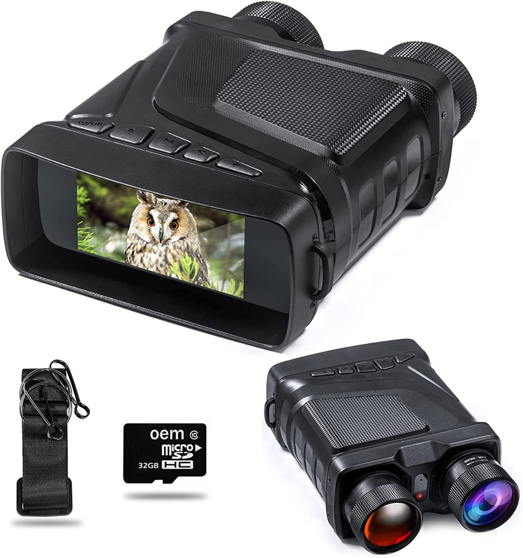 Digital Night Vision Goggles, 1080P FHD Rechargeable Night Vision Binoculars for