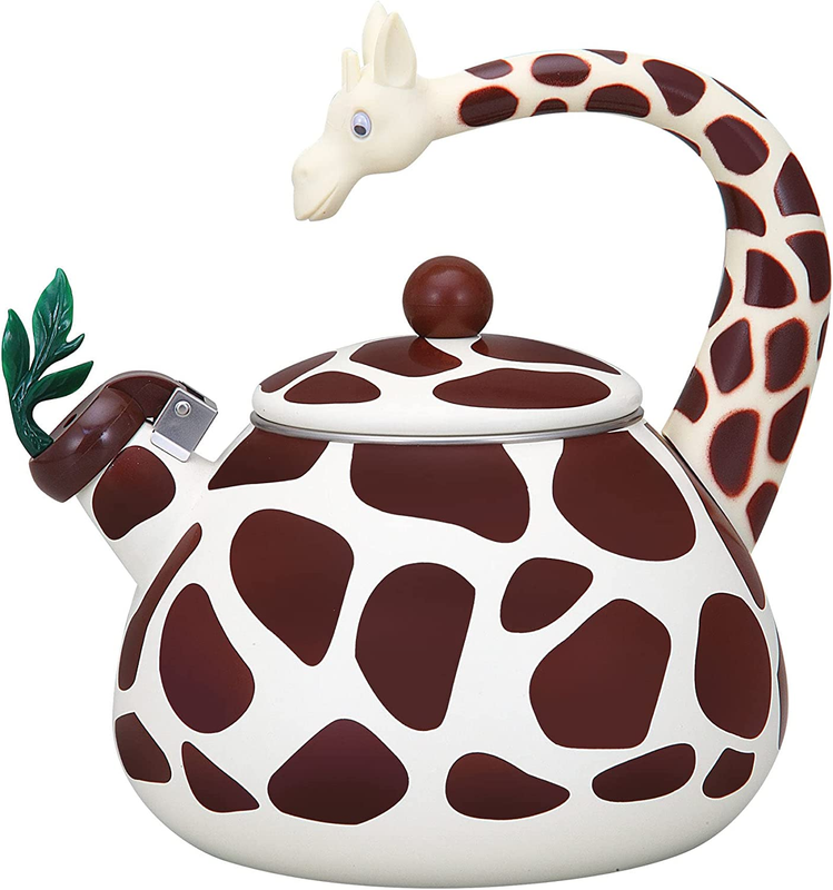 Kettle 2.3 Quart Whistling Enamel On Steel