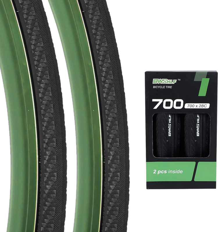 700X23C/25C/28C/35C Road Bike Tire, Folding Bead Replacement Cycling Bicycle Tir