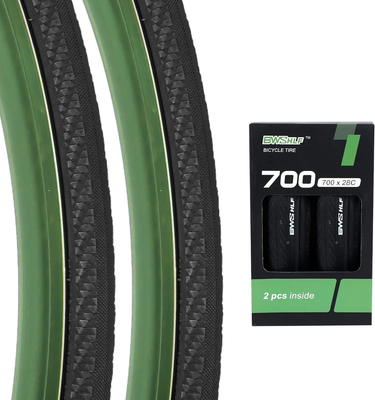 700x23c/25c/28c/35c Road Bike Tire, Folding Bead Replacement Cycling Bicycle Tir