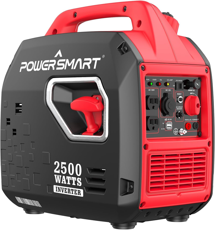 2500-Watt Portable Inverter Generator with Quiet Technology
