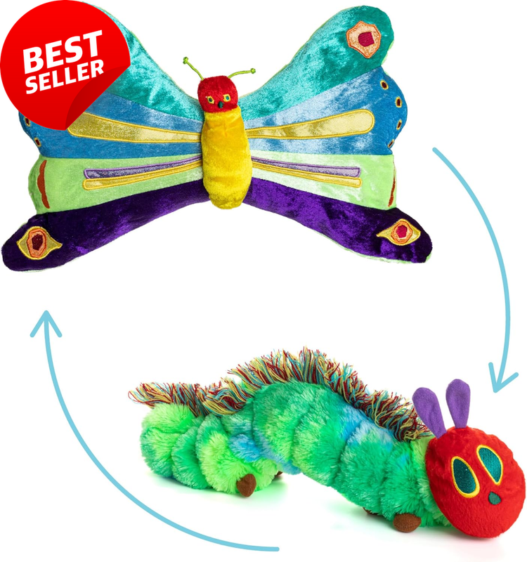 World of Eric Carle, Very Hungry Caterpillar Butterfly Plush Toy, 16