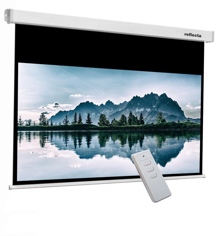 Reflecta Crystalline Heimkino Beamer Motorleinwand 300 X 169 Cm 16:9 Hdtv 87714