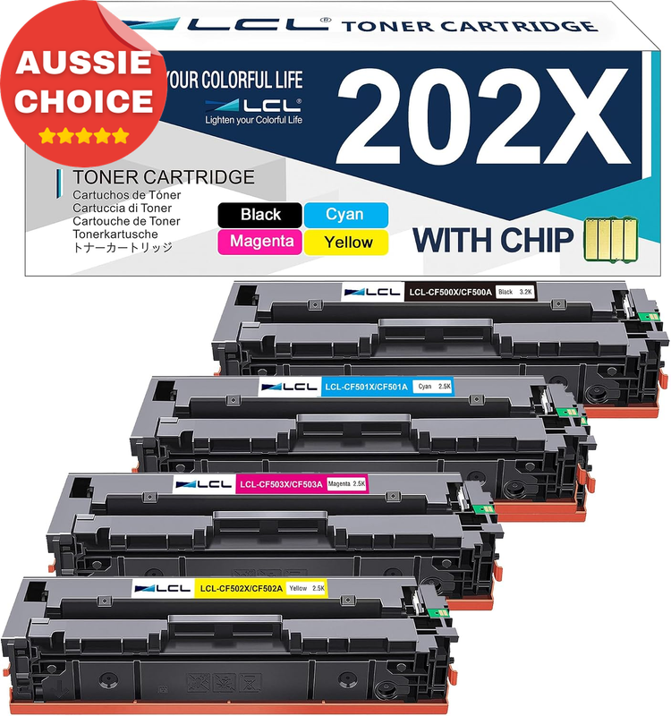 Compatible Toner Cartridge 202A 202X CF500A CF500X CF501X CF502X CF503X