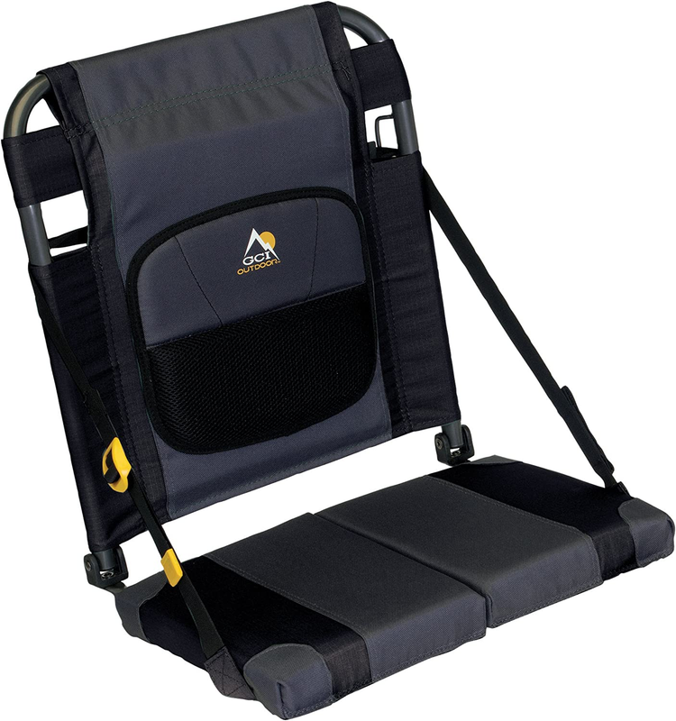 Sitbacker Adjustable Canoe Seat with Back Support Black