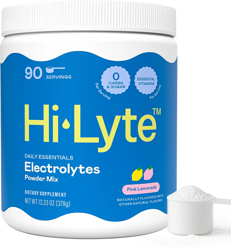 Hi-Lyte Daily Essentials Electrolytes Powder Pink Lemonade 90 Servings EXP:11/27