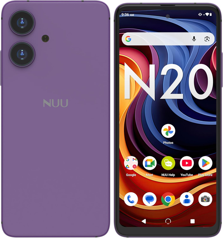 N20 Cell Phone: 6GB RAM, 128GB Storage, 6.6