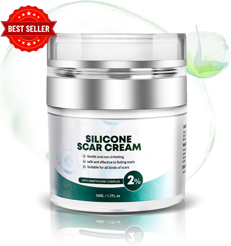 Advanced Scar Cream, Silicone Gel for Scars, Professional Scar Removal Cream for
