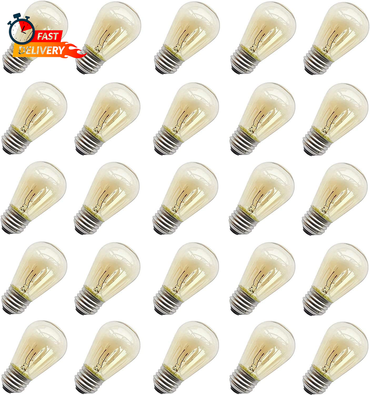 , S14 Warm Replacement Bulbs For Outdoor Patio String