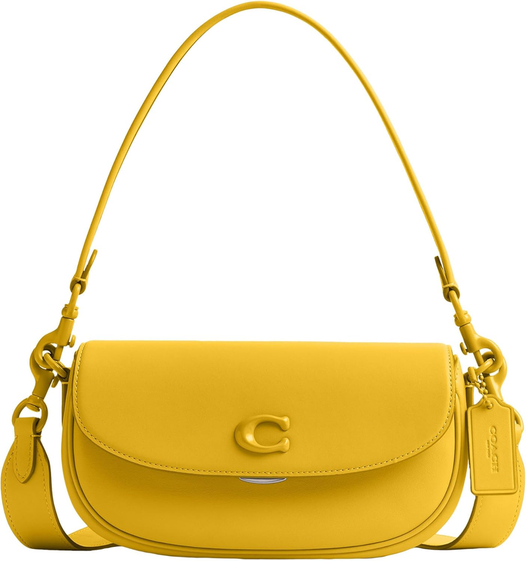 Coach Monochrome Glovetanned Leather Emmy Saddle Bag 23