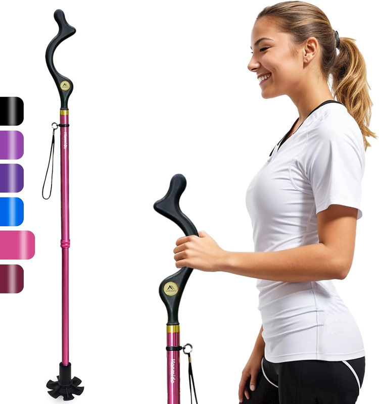 Walking Cane Foldable for Men & Women Seniors for Balance,Self Standing Folding