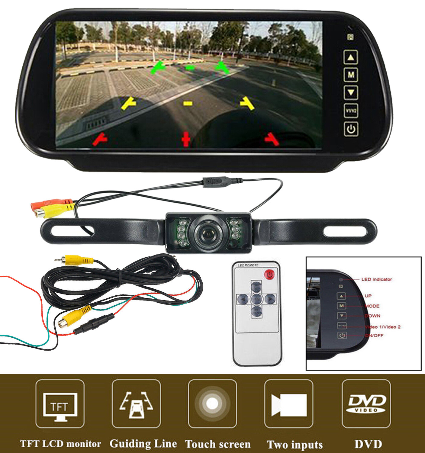 Cam 4 U >> Car Wired Reverse Parking Reversing Camera Rear View Cam 4 Led Night Cam 4 U >> Car Wired Reverse Parking Reversing Camera Rear View Cam 4 Led Night