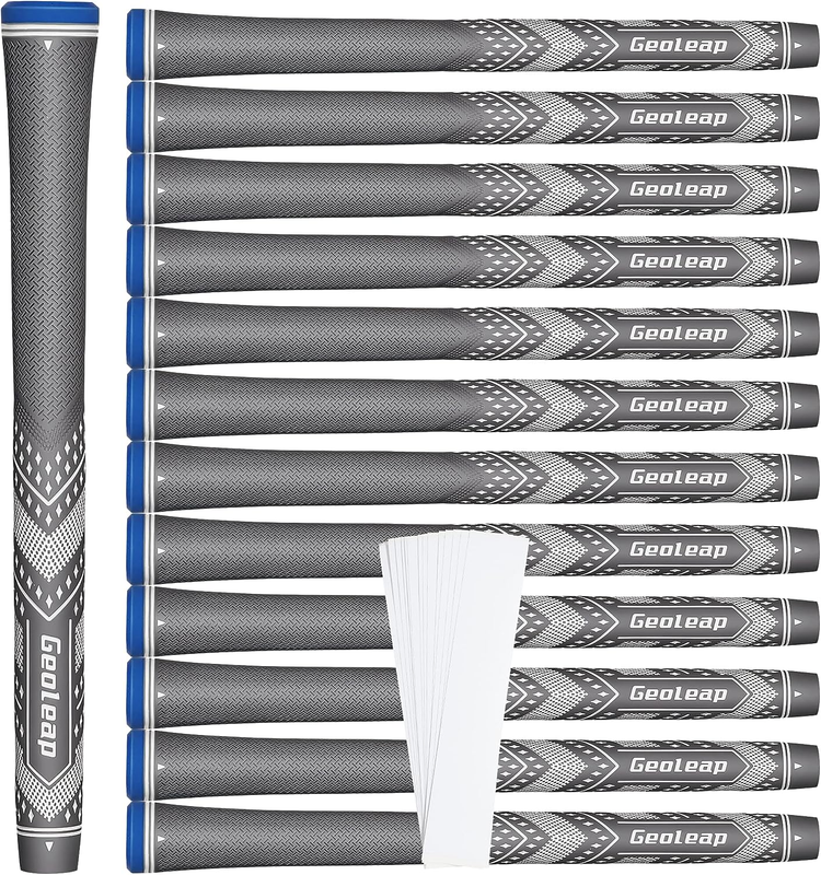 Geoleap Golf Grips Set of 13- Soft Golf Club Grips,Reduce Taper Design Provides