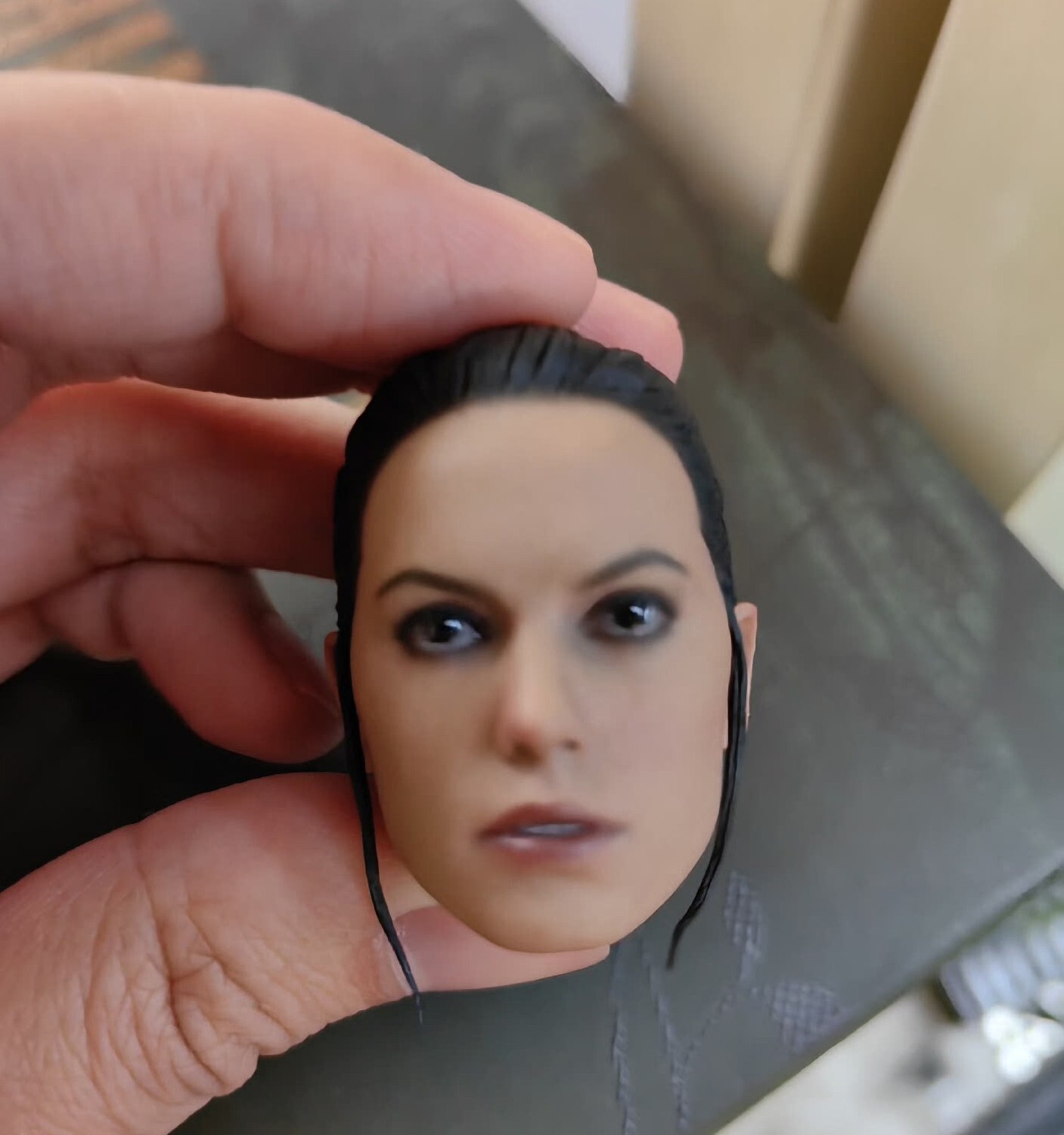 Head Sculpt Figure 1/6 Rey and BB-8 HT MMS337 Hottoys Star
