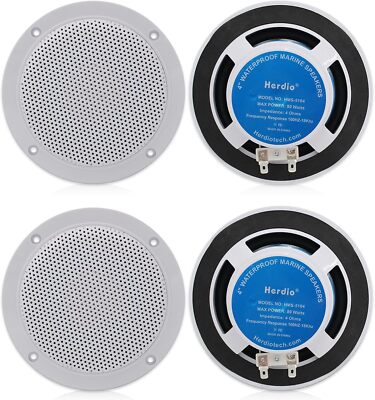 Kitchen Theater Herdio 4'' 320W Ceiling Bluetooth Speakers Flush Mount 4 Speakers