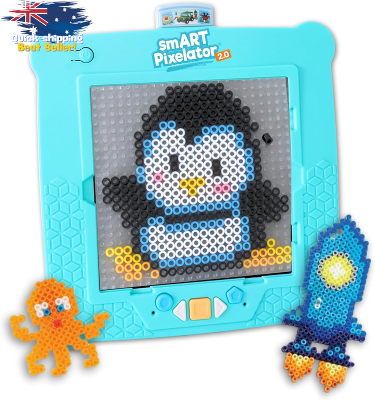 Flycatcher Pixelator 2.0 - LED Bead Pattern Guide, 2D/3D Designs, Ages 7+