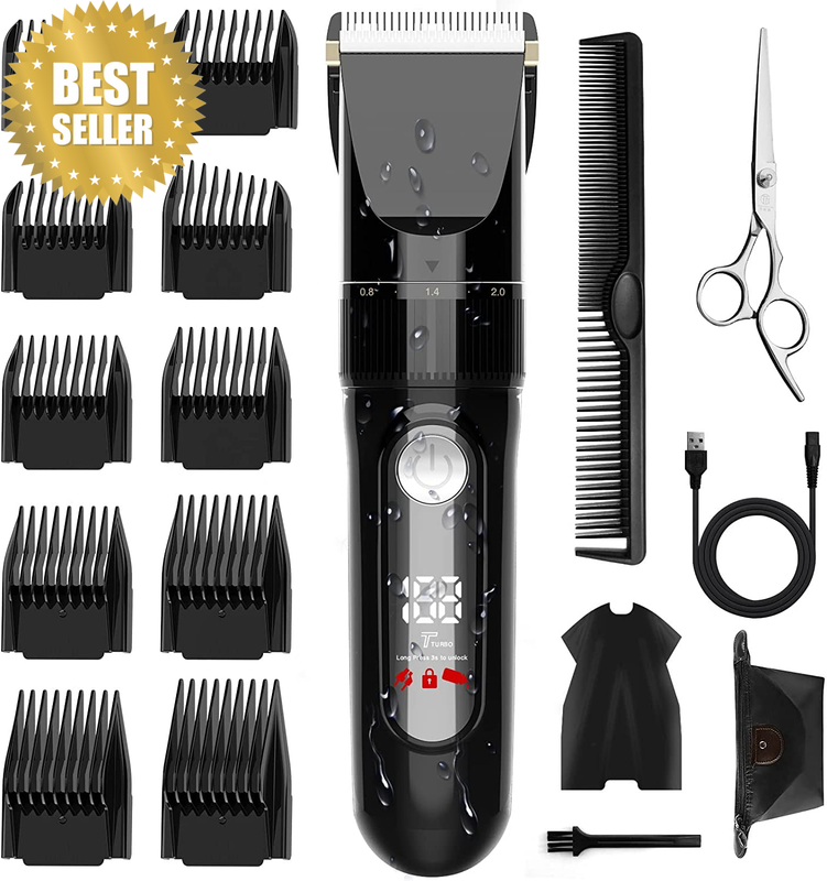 Hair Clippers for Men Professional Hair Clippers LED Display for Hair Cutting 2