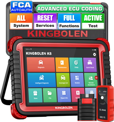 2024 KINGBOLEN K8 Bidirectional Scanner Auto Diagnostic Scan Tool Key Programmer
