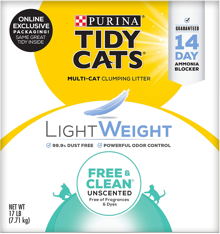 Purina Tidy Cats Low Dust Clumping Cat Litter, Lightweight F