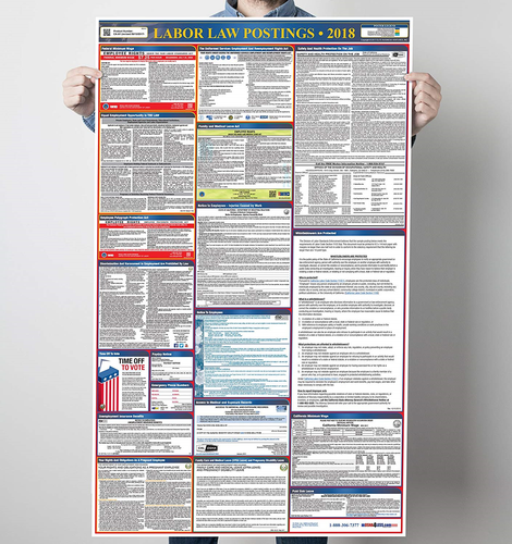 Osha4Less 2019 California All In One Labor Law Posters for Workplace Compliance