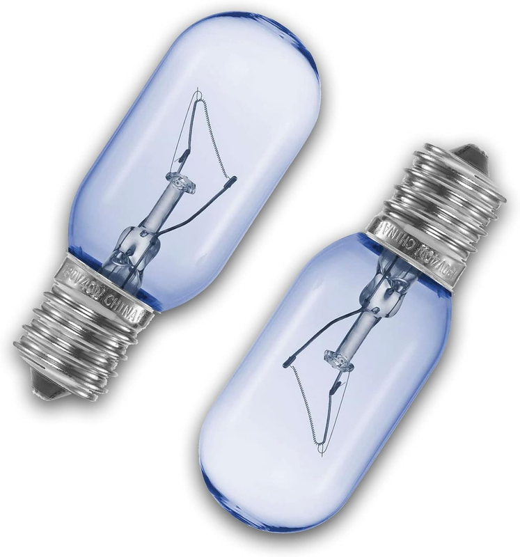 297048600 241552802 2 Pack Refrigerator Light Bulb E17 40W for Replacement Frig
