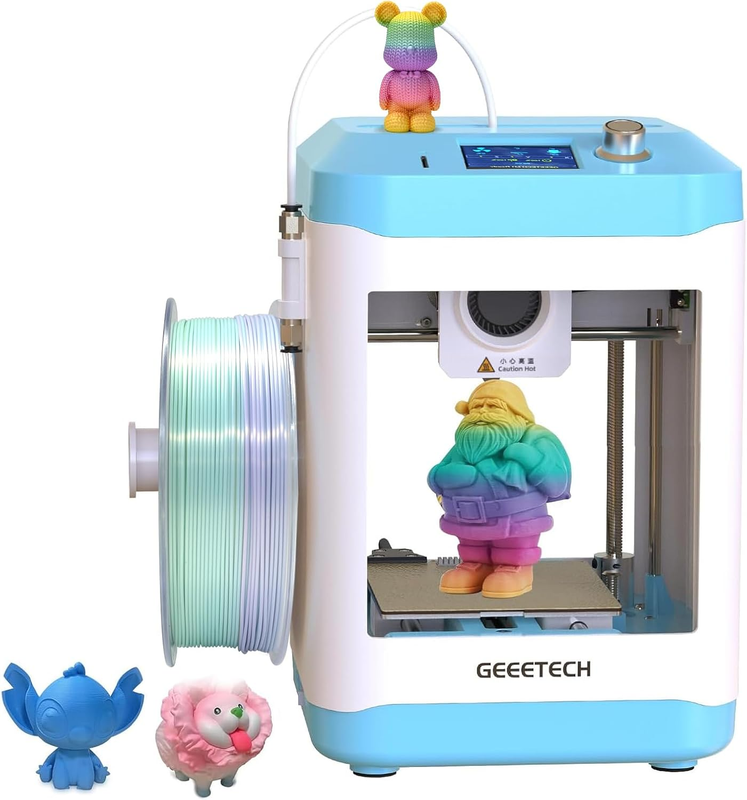 Geeetech Mini 3D Printer for Kids, Auto Leveling, Fully Assembled, Home & School