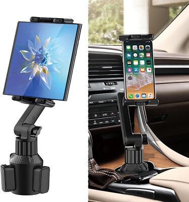 Soporte para teléfono y tableta con cuello de cisne flexible para automóvil