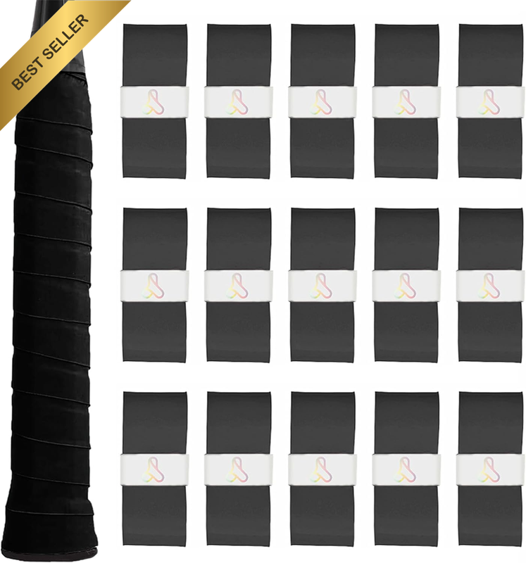 15 PCS Tennis Racket Grip Tape,Anti-Slip,Dry Feel,Sweat Absorption,Comfortable H