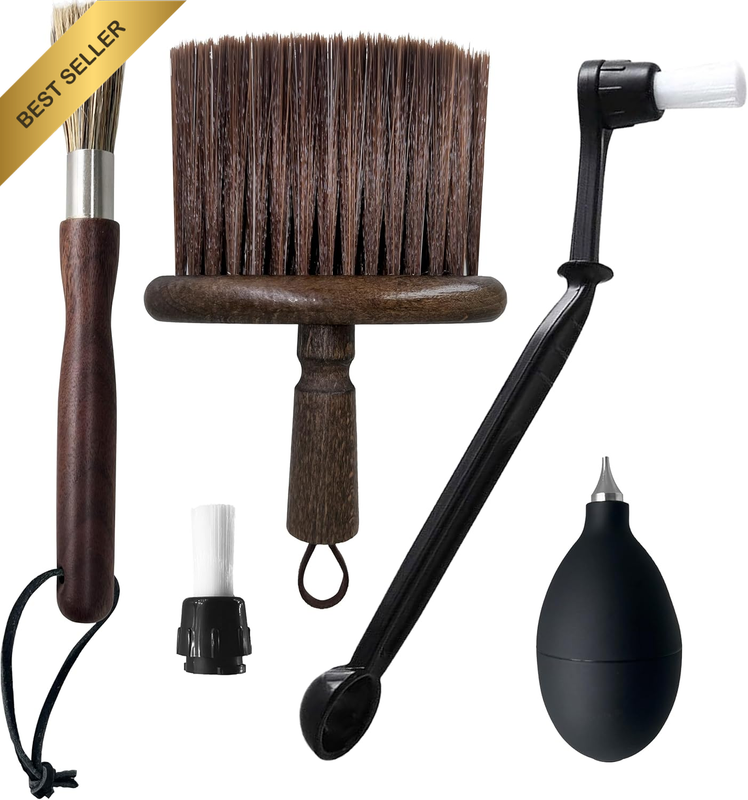 Espresso Machine Cleaning Tool Kit, Brushes for Group Head, Grinder & Air Blower