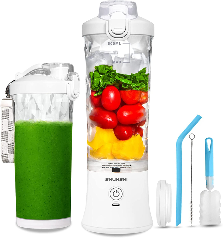 Personal Size Blender for Shakes and Smoothies with 6 Blades