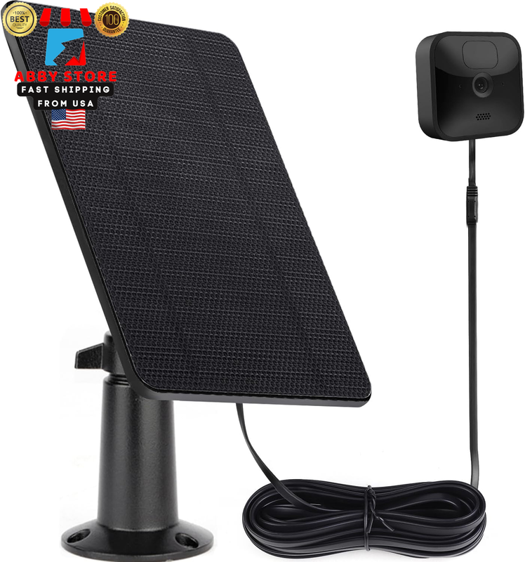 Solar Panel with Built-In Battery Compatible with Blink Outdoor & Blink Xt2/Xt💯