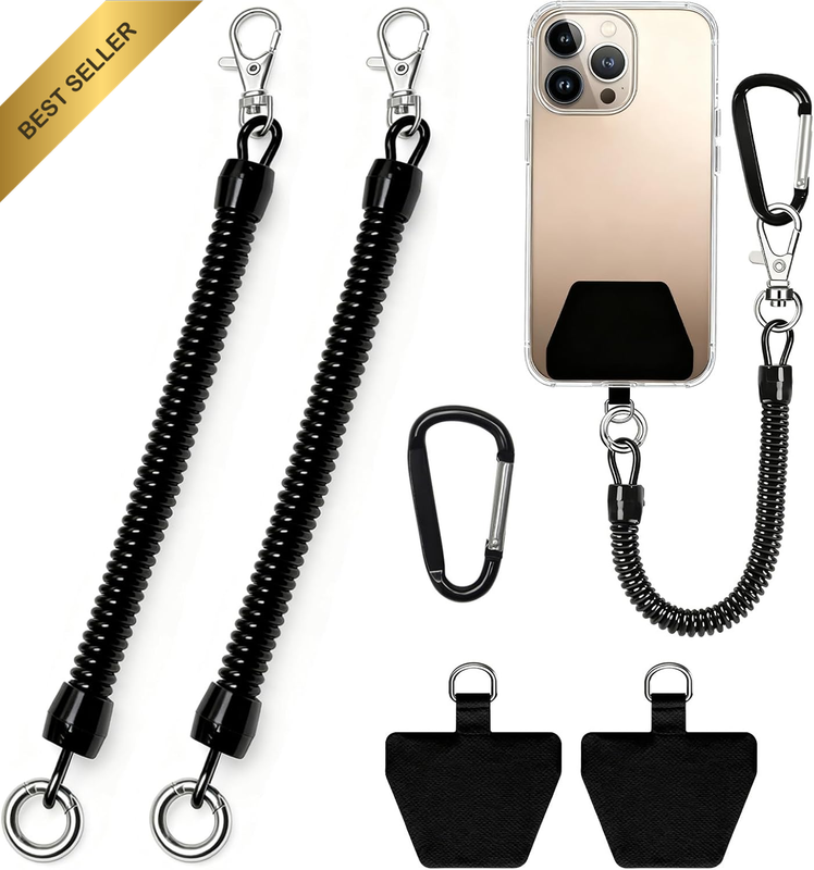 Anti Theft Phone Wrist Strap 360 Rotating Lanyard Keychain