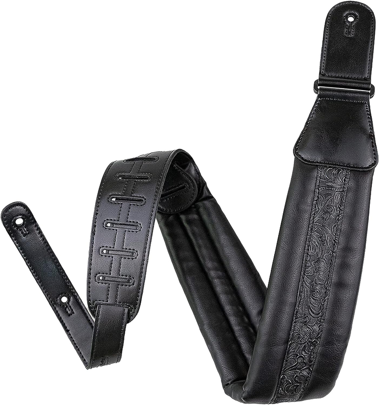 3.4'' With Carbon Buckle, Leather Top & Back Soft For Bass
