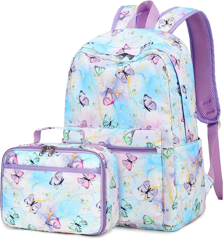 BTOOP Kids Backpack for Girls Boys Kindergarten School Bag with Lunch Box Presch