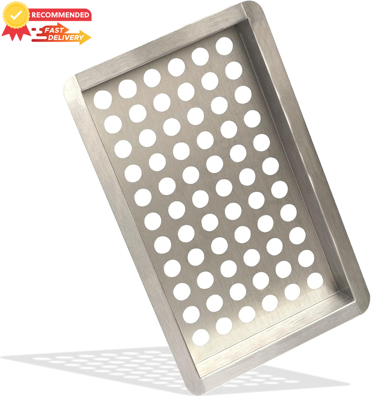 Charcoal Bead Stainless Steel Serving Basket - Modern Kitchen Accessory