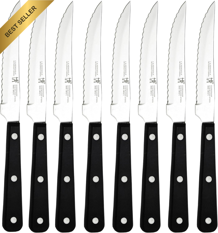 ZWILLING J.A.  Steak Knife Set J.A.  International Eversharp Pro 8-Piece Serrate