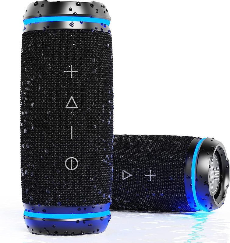 TREBLAB HD77 - Bluetooth Speaker - Loud 360&deg; HD Surround Sound W/Bass, 30W Stere