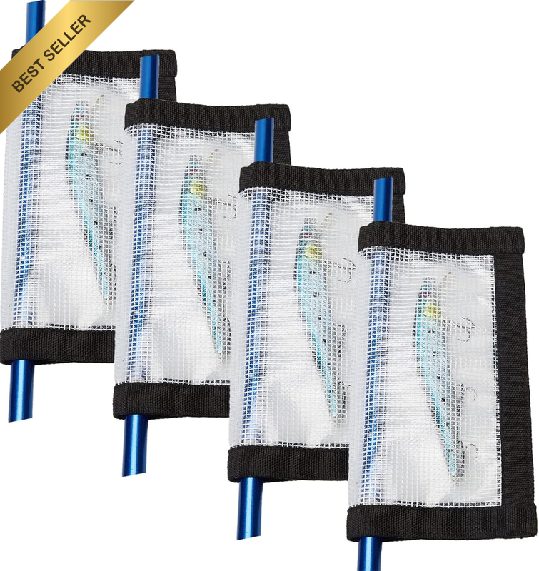 Fishing Lure Wraps 2,4 or 10 Pack Durable Clear PVC Lure Covers Keeps Fishing Sa