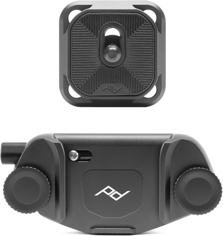 Capture Camera Clip V3, Black with Plate, Holds DSLR, Compact and Point and Shoo