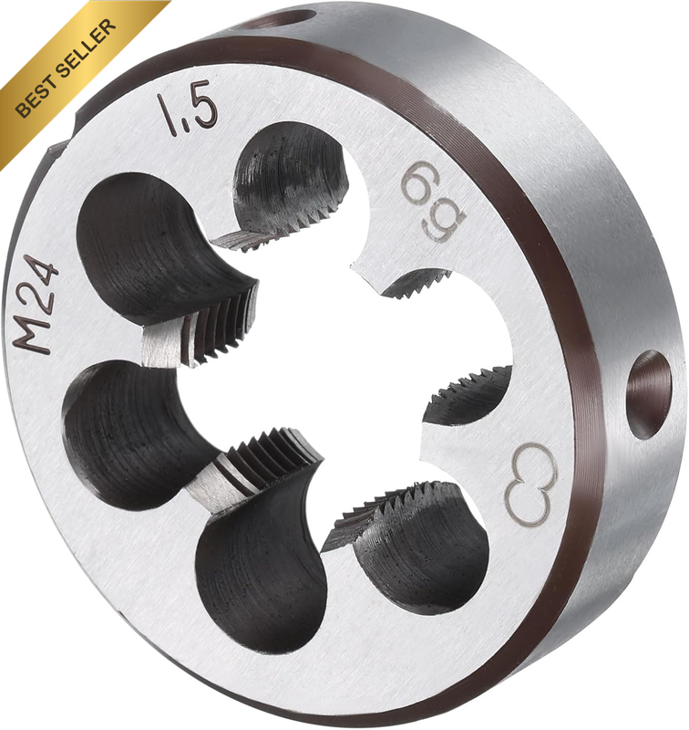 round Threading Die M24 X 1.5 Metric Thread Right Hand Screw Cutting Fixed Dies,