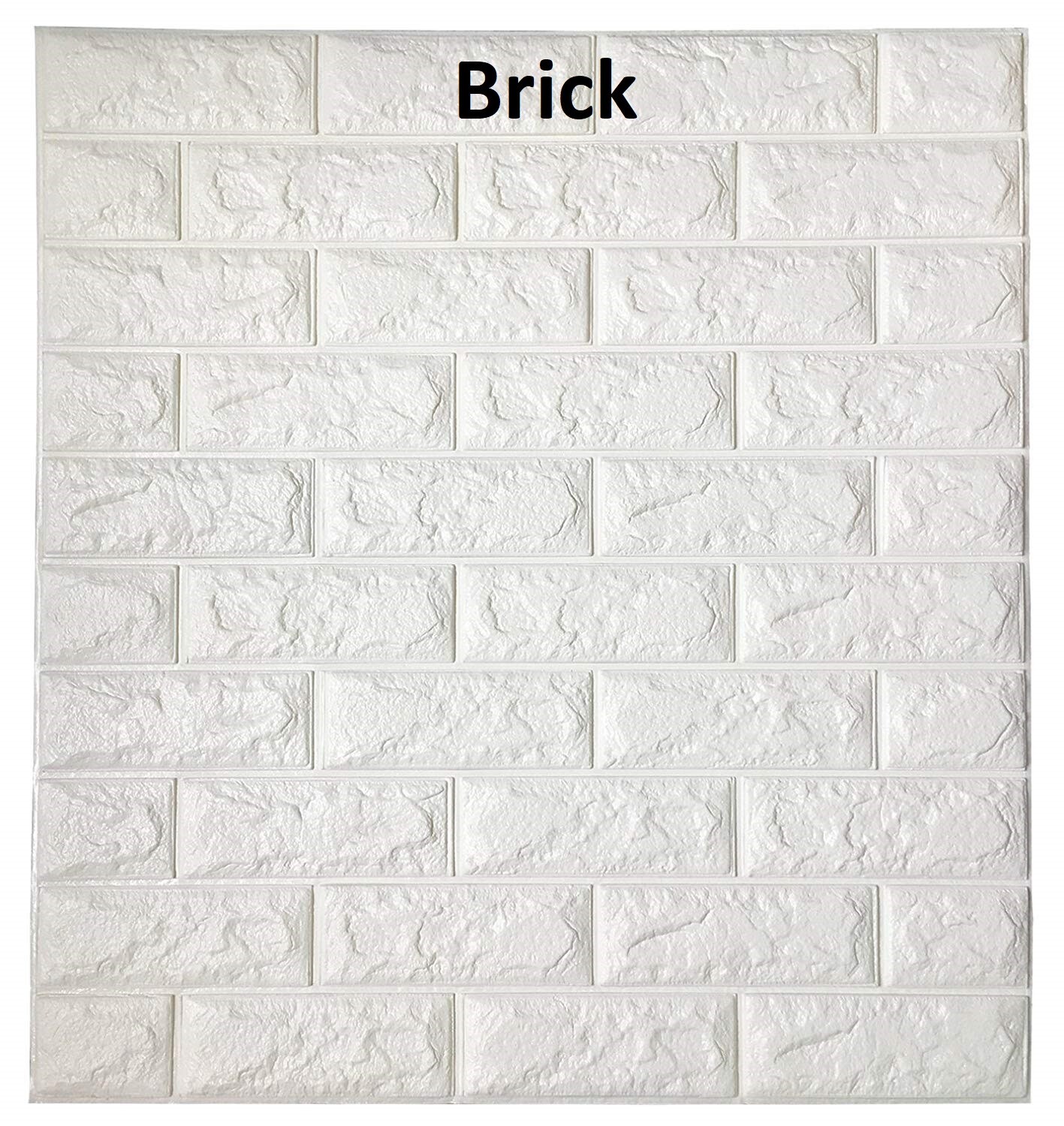 Sample 3D Bookishbunny Foam Wallpaper Peel and Stick Self Adhesive Panels Tile