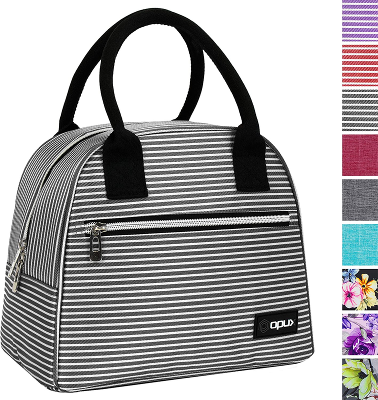 OPUX Insulated Lunch Box Women, Lunch Bag Tote Girls Kids Teen Adult, Cute Soft